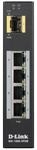 D-Link DIS-100G-5PSW, 5-Port Unmanaged Layer 2 Gigabit PoE Industrial Switch