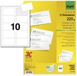SIGEL Visitenkarten 225 g/m&sup2; satiniert hochwei&szlig;