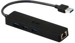 I-TEC USB 3.0 Slim HUB 3 Port mit Gigabit Ethernet Adapter