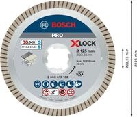 BOSCH Diamant-Trennscheibe X-LOCK Best for Ceramic Extra Clean Turbo