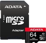 ADATA High-Endurance-microSDXC UHS-I Speicherkarte 64 GB