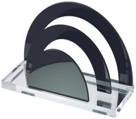 WEDO Briefst&auml;nder Acryl Exclusiv glasklar/schwarz