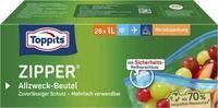 Toppits Gefrierbeutel ZIPPER 1,0 l