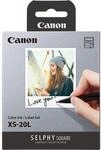 Canon Original XS-20L Farbbandkassette (C/M/Y) und Papier-Kit 72x85mm - 20 Blatt f&uuml;r