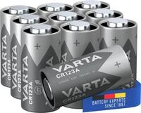 VARTA LITHIUM Cylindrical CR123A Megablister 10