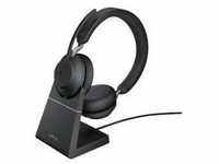 Jabra Evolve2 65 UC Stereo Headset On-Ear schwarz 26599-989-889
