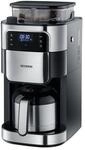 SEVERIN KA 4814 - Kaffeemaschine - Edelstahl geb&uuml;rstet/schwarz