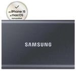 Samsung Portable SSD T7 1 TB f&uuml;r PC/Mac grau