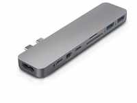 Sanho HyperDrive PRO 8-in-2 Hub Dockingstation USB-C für MacBook, grau