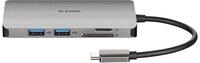 D-Link DUB-M810, 8-In-1 USB-C Hub mit HDMI/Ethernet/Kartenleser/USB-C Ladeanschluss
