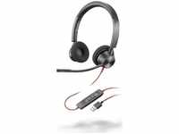 poly 214012-01, Poly Blackwire 3300 Series 3320 Stereo Headset On-Ear USB-A,