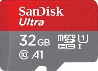 SanDisk Ultra microSDHC Speicherkarte 32GB + SD Adapter