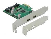 DeLOCK PCI Express x1 Karte zu 2 USB 3.2 Gen 1 Type-C