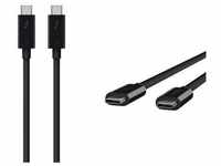 Belkin Thunderbolt 3-Kabel, USB-C/USB-C, 100W, 0.8m F2CD084BT0.8MBK