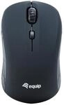 Equip Optische Mini Maus kabellos, schwarz