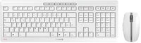 CHERRY Stream kabelloses Desktop-Set - QWERTZ DE - grau