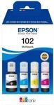 Epson Original EcoTank 102 Nachf&uuml;lltinte - 4er Multipack