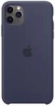 Apple iPhone 11 Pro Max Silicone Case mitternacht