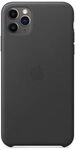 Apple iPhone 11 Pro Max Leather Case schwarz