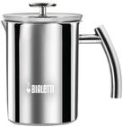 Bialetti Cappuccinatore - Milchaufsch&auml;umer - induktionsf&auml;hig - silber - Edelstahl -