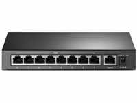 TP-Link TL-SF1009P, TP-Link TL-SF1009P 9-Port 10/100Mbit/s-Desktop-Switch mit 8