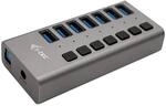 I-TEC USB-A Charging HUB 7 Port mit externem Netzadapter 36W