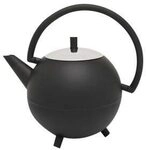 bredemeijer Saturn Teekanne 1,2 l schwarz, silber