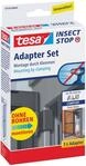 tesa Klemmscharnier f&uuml;r Fliegengitter Insect Stop Alu Comfort Adapter Set anthrazit