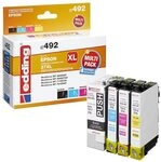 edding Druckerpatronen EDD-492 schwarz, cyan, magenta, gelb kompatibel zu EPSON 27XL