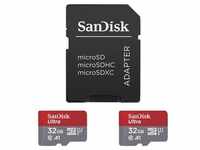 SanDiskUltra microSDHC32GB 2St Speicherkarten