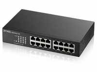 Zyxel GS1100-16-EU0103F, Zyxel Switch 16-Port Gigabit Ethernet lüfterlos unmanaged
