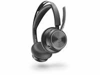 poly 77Y87AA, Poly Voyager Focus 2 UC Stereo Headset On-Ear USB-A, Bluetooth,