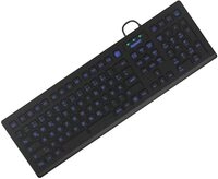 KeySonic KSK-8031INEL-B kabelgebundene Hygienetastatur - QWERTZ DE - schwarz