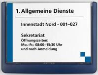 DURABLE T&uuml;rschild 14,9 x 10,55 cm dunkelblau