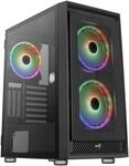 Aerocool PC Geh&auml;use Graphite Midi-Tower Schwarz