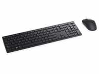 Dell KM5221WBKB-GER, Dell KM5221W Tastatur-und-Maus-Set schwarz kabellos, USB,