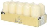 PAPSTAR Stumpenkerzen 9 cm creme