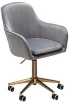 AMSTYLE Drehstuhl SPM1.430 Samt Grau