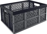 helit Klappbox the flap-line 32,0 l - 35,0 x 47,5 x 22,7 cm anthrazit/schwarz