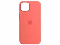 Apple Silikon Case mit MagSafe für Apple iPhone 13, pink pomelo