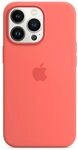 Apple Silikon Case mit MagSafe f&uuml;r Apple iPhone 13 Pro, pink pomelo