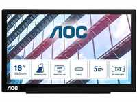 AOC I1601P, AOC I1601P portabler Monitor 39,5 cm (15,6 Zoll) Full-HD, IPS-Panel,