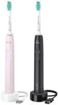 Philips 3100 Series HX3675 Zahnb&uuml;rstenset - Black/Sugar Rose HX3675/15
