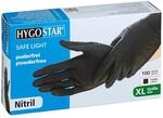 HYGOSTAR unisex Einmalhandschuhe SAFE LIGHT schwarz Gr&ouml;&szlig;e XL - 100 St.