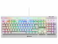 Sharkoon Skiller MECH SGK3 Gaming Tastatur Weiß, USB, Deutsch, N-Key-Rollover,...