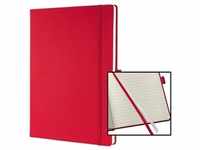 SIGEL Notizbuch Notizbuch,A4,liniert, rot, ca. DIN A4 liniert rot