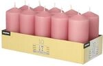 PAPSTAR Stumpenkerzen 9 cm rosa