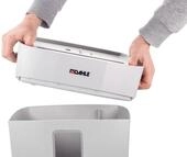 DAHLE PaperSAFE 100 Aktenvernichter mit Partikelschnitt bis 5 Blatt lichtgrau
