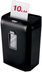 Rexel ProMax RSX1035 Aktenvernichter mit Partikelschnitt bis 10 Blatt schwarz