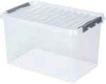 sunware&reg; Aufbewahrungsbox Q-line 72,0 l - 60,0 x 40,0 x 42,0 cm transparent